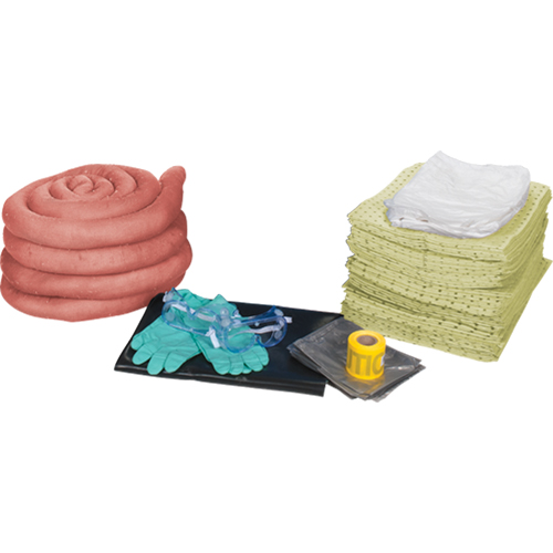 Trousse de rechange de premi&egrave;re qualit&eacute;, 30 gallons, Mati&egrave;res dangereuses Sécurité Médic