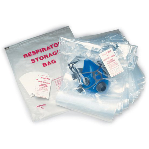 ALLEGRO INDUSTRIES Disposable Storage Bags for 4002 Respirator Cleaning Kit Sécurité Médic