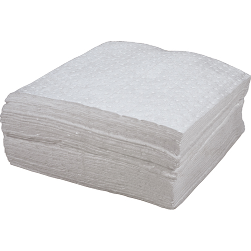Premium Bonded Sorbent Pads, Oil Only, 15" x 18", 30 gal. Absorbancy Sécurité Médic