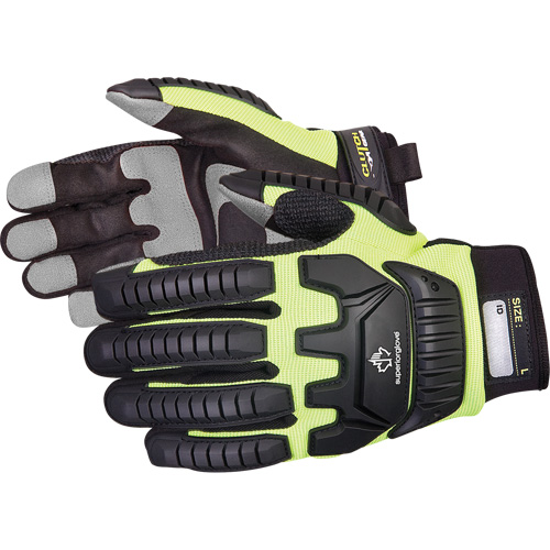 Gants de m&eacute;canicien r&eacute;sistants aux chocs Clutch Gear, Paume PVC, Taille Petit Sécurité Médic