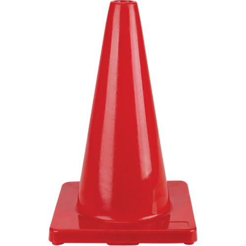 Coloured Traffic Cone, 18", Red Sécurité Médic