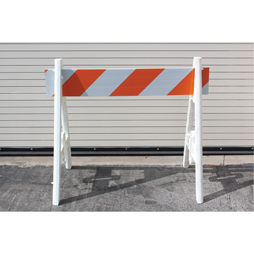 Barricades, A-Frame, 96" L x 40" H, Orange/White Sécurité Médic