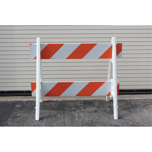 Barricades, A-Frame, 28.6" L x 40" H, Orange/White Sécurité Médic