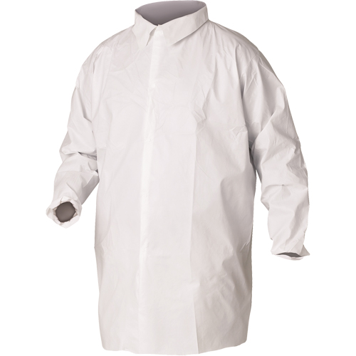 KleenGuard A20 Lab Coats, SMS, White, Large Sécurité Médic