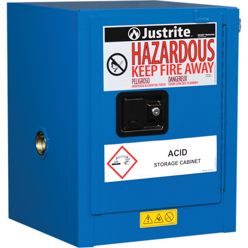 Sure-Grip&reg; Ex Hazardous Material Countertop Safety Cabinets, 4 gal., 17" x 22" x 17" Sécurité Médic