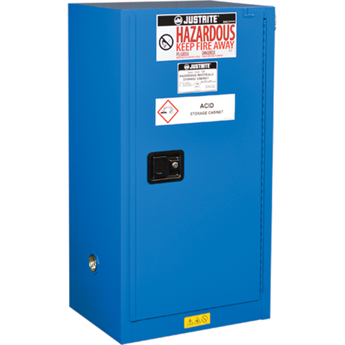 Sure-Grip&reg; Ex Hazardous Material Compac Safety Cabinets, 15 gal., 23.25" x 44" x 18" Sécurité Médic