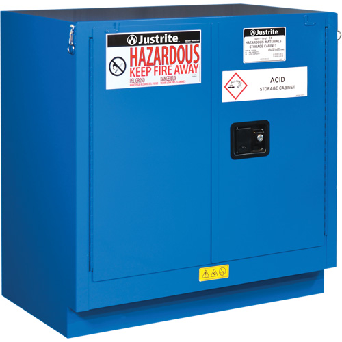 Sure-Grip&reg; Ex Hazardous Material Undercounter Safety Cabinets, 22 gal., 35" x 35" x 22" Sécurité Médic