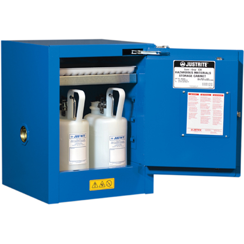 ChemCor&reg; Lined Hazardous Material Countertop Safety Cabinets, 4 gal., 17" x 22" x 17" Sécurité Médic