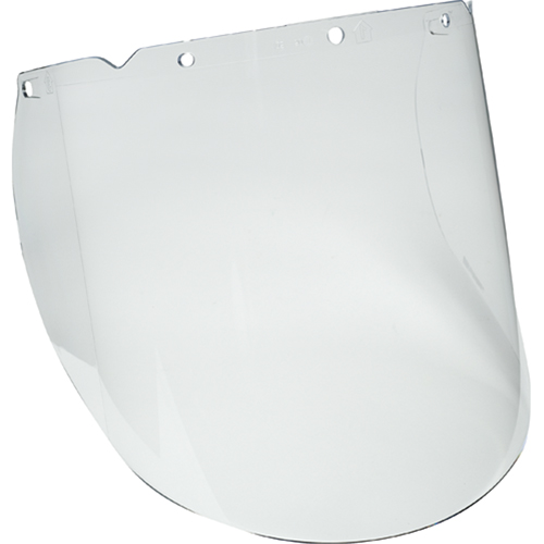 V-Gard&reg; Visor for Chemical and Splash Applications, Propionate, Clear Tint Sécurité Médic