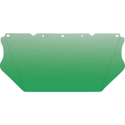 V-Gard&reg; Visor for General Purpose Applications, Polycarbonate, Green Tint Sécurité Médic