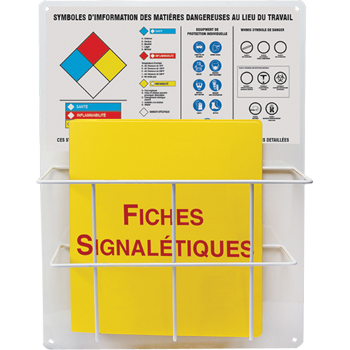 Haz-Mat Basket Style Centre Boards, French, Binders Included Sécurité Médic