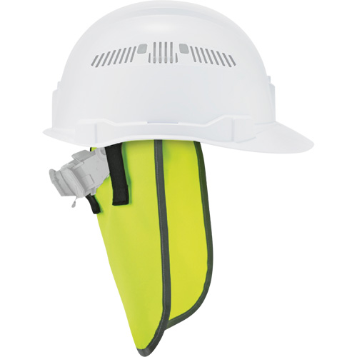 GloWear 8006 Hardhat Neck Shade, High-Visibility Lime Green Sécurité Médic