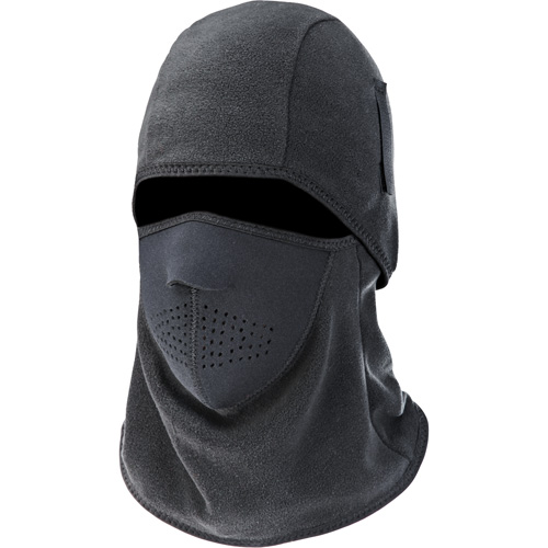 N-Ferno&reg; 6826 Two-Piece Balaclava, Fleece/Neoprene/Polyester, Black Sécurité Médic