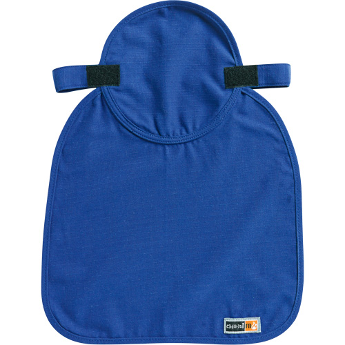 Tampon et voile pour le cou refroidissants et ignifug&eacute;s pour casque de s&eacute;curit&eacute; Chill-Its 6717FR, Bleu Sécurité Médic