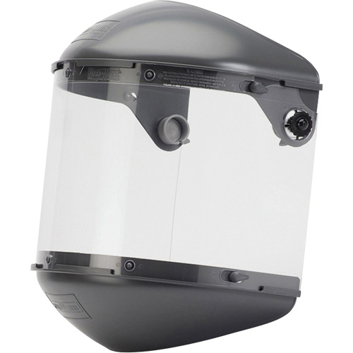 Fibre-Metal Dual 4" Crown High Performance Face Shield System, Propionate, Ratchet Suspension Sécurité Médic