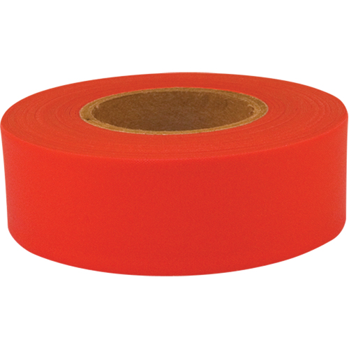 Sub-Zero Flagging Tape, 1.2" W x 150' L, Fluorescent Red Sécurité Médic