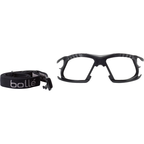 Garniture amovible en mousse et bandeau pour lunettes de s&eacute;curit&eacute; RUSH+ Sécurité Médic