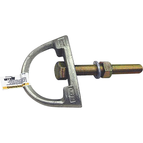 Miller&reg; Anchorage Connector with Hardware, D-Ring, Permanent Use Sécurité Médic