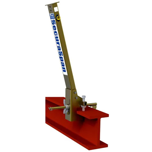 SecuraSpan I-Beam HLL Stanchion with Base Sécurité Médic