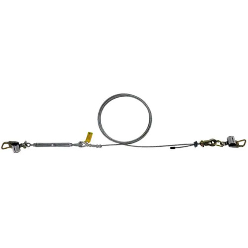 SecuraSpan HLL Lifeline Assembly, Galvanized Cable Sécurité Médic