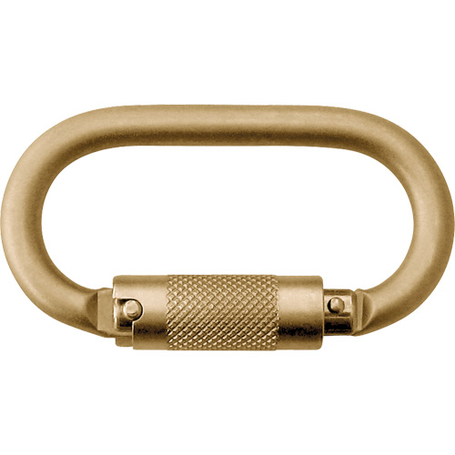 Nano-Lok Twin-Leg Fixed D-Ring Connector, Steel, 420 lbs. Capacity Sécurité Médic