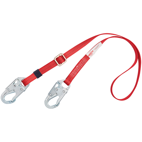 Longe de positionnement ajustable PRO, 1 branches, 6', Classe CSA B, Polyester Sécurité Médic