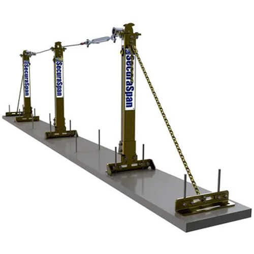 SecuraSpan Loop Rebar Horizontal Lifeline System Sécurité Médic