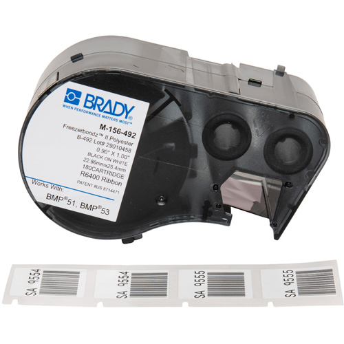Low Temperature Label Maker Cartridge, Black Sécurité Médic