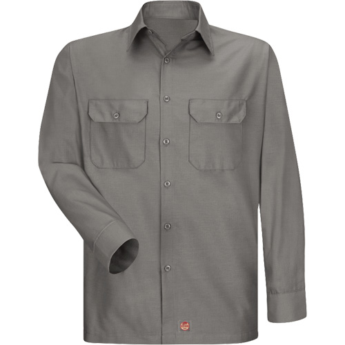 Long Sleeve Ripstop Shirt, Men's, 3X-Large, Grey Sécurité Médic