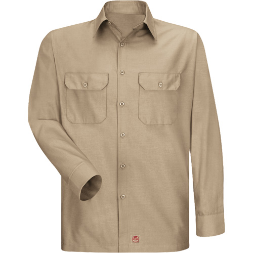 Long Sleeve Ripstop Shirt, Men's, 3X-Large, Khaki Sécurité Médic