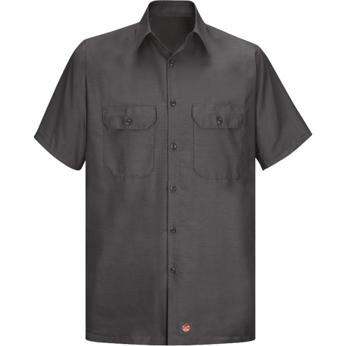 Short Sleeve Ripstop Shirt, Men's, 3X-Large, Charcoal Sécurité Médic