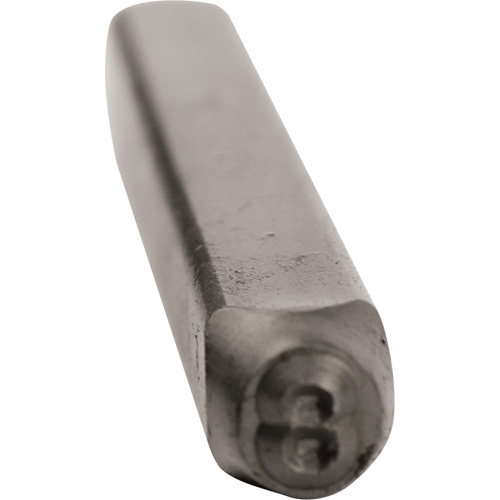 Individual Standard General Purpose Steel Hand Stamp Pieces, # 8, 1/8" Sécurité Médic