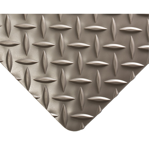 Tapis no 385, Couloir, 2' x 75' x 3/16", Gris Sécurité Médic