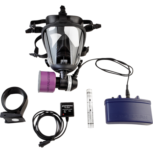 APR motoris&eacute; facial s&eacute;rie PR500, Respirateur &agrave; masque, Pile NiCd Sécurité Médic