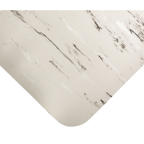 Tile-Top Select Anti-Microbial Mats No.494, Smooth, 2' x 10' x 1/2", Grey, PVC Sécurité Médic
