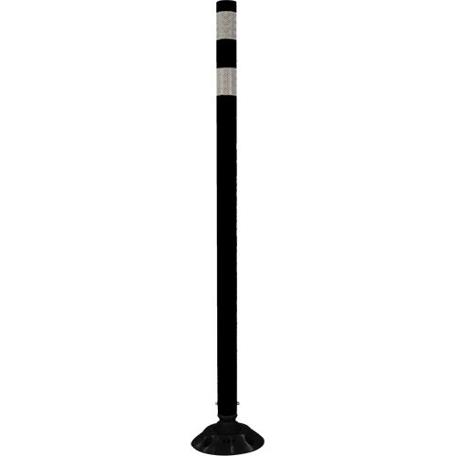 Impact Resistant Delineator, 36" H, Black Sécurité Médic