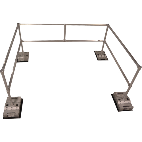 RoofGuard Classic System - Packaged Kits, Aluminum, 72" W x 108" L x 42" H Sécurité Médic