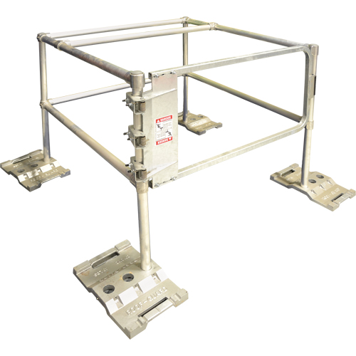 Syst&egrave;me RoofGuard classique - Trousse pour trappe, Aluminium, 48" la x 48" lo x 42" ha Sécurité Médic