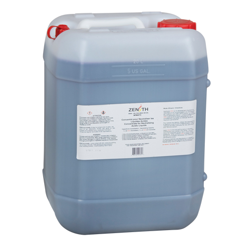 Neutralisant absorbant, Liquide, 5 gal., Acide Sécurité Médic
