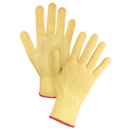 Gants tricot&eacute;s sans couture, Taille Petit/7, Calibre 7, Enveloppe en Kevlar, ASTM ANSI niveau A2/EN 388 niveau 3 Sécurité Médic