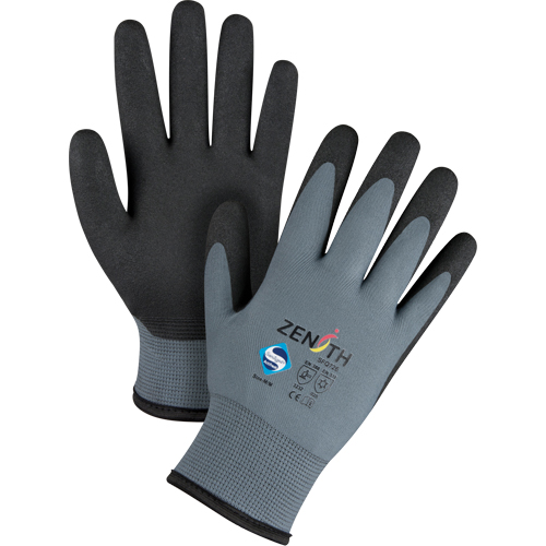ZX-30° Premium Coated Gloves, 8/Medium, PVC Coating, 15 Gauge, Nylon Shell Sécurité Médic