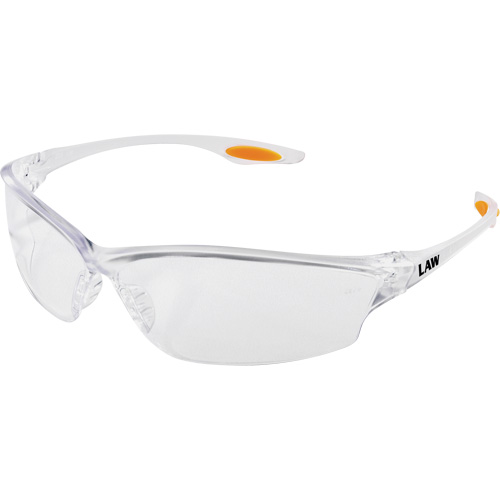 Law&reg; 2 Safety Glasses, Clear Lens, ANSI Z87+ Sécurité Médic