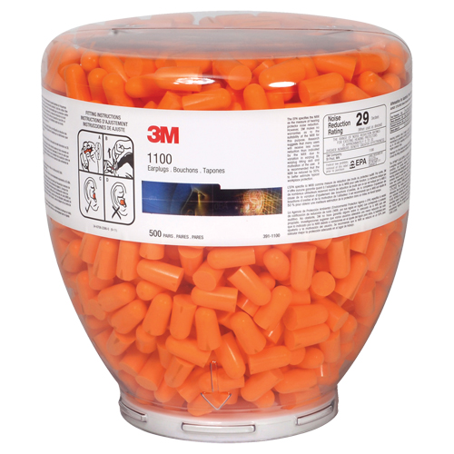 E-A-R 1100 Series Earplugs Dispenser Bottle Refill, Bulk - Canister Sécurité Médic