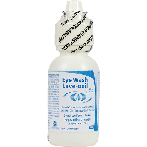 Eyewash Solution, Full Bottle, 30 ml Sécurité Médic