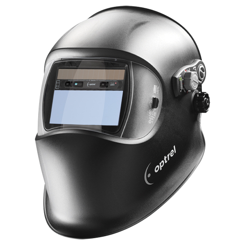E684 Welding Helmets, 3.94" L x 1.97" W View Area, 4/9 - 13/4/5 - 9 Shade Range, Black Sécurité Médic