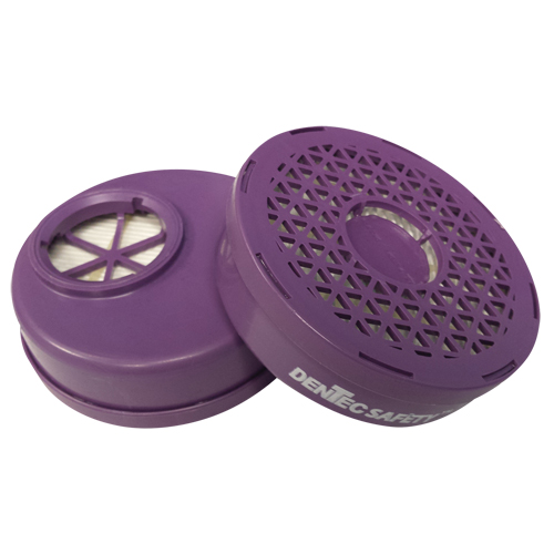 Cartouche pour respirateur, Filtre contre les particules, Filtre P100 Sécurité Médic