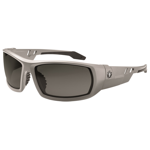 Lunettes de s&eacute;curit&eacute; Skullerz Odin, Lentille Grise/fum&eacute;e, Antibu&eacute;e/Anti-&eacute;gratignures, ANSI Z87+/R&eacute;pond ou surpasse la norme CSA Z94.3 Sécurité Médic