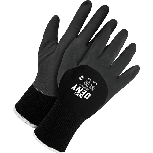 Gants synth&eacute;tiques, 10, R&ecirc;vetement Mousse de nitrile, Calibre 15, Enveloppe en Nylon/Acrylique Sécurité Médic