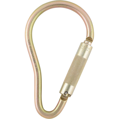 Dynamic Alloy Steel Auto-twist Lock Carabiner, Temporary Use Sécurité Médic