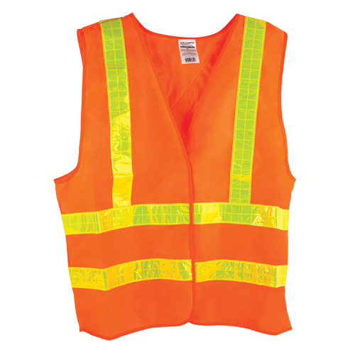 Dynamic Traffic Vest, High Visibility Orange, Medium, Polyester Sécurité Médic